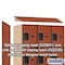 Salsbury Industries 4 Tier Designer Locker, 54"Wx76"Hx21"D, 12 Door, Cherry 18-24361CHE - alternate 7